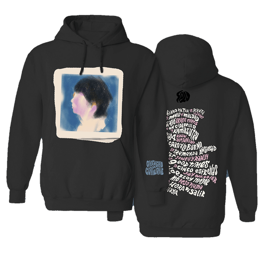 Watercolor Black hoodie